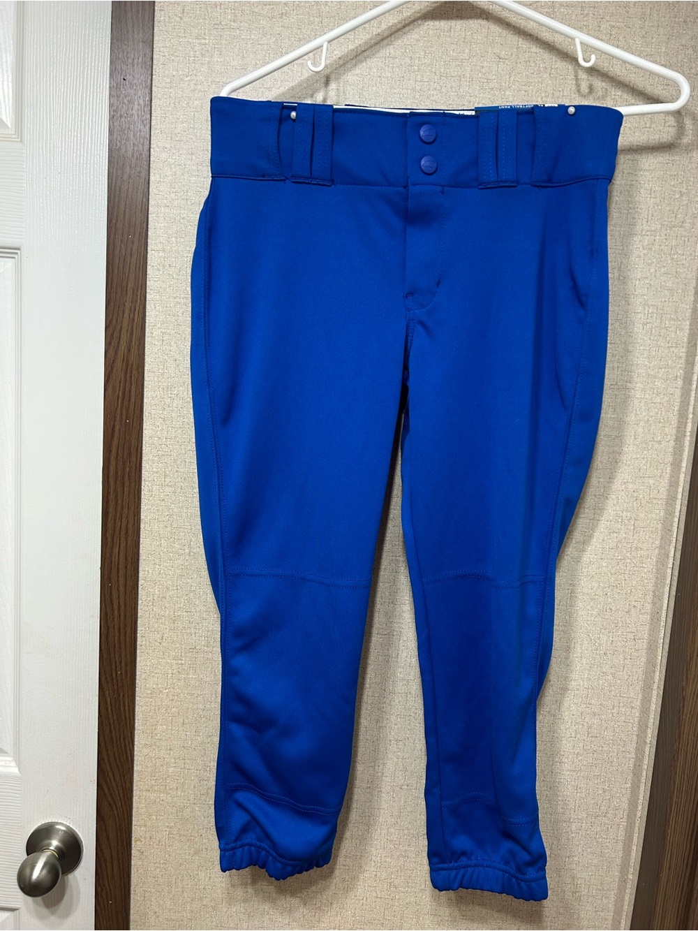 Kids Blue Athletic Jogger Baseball Pants